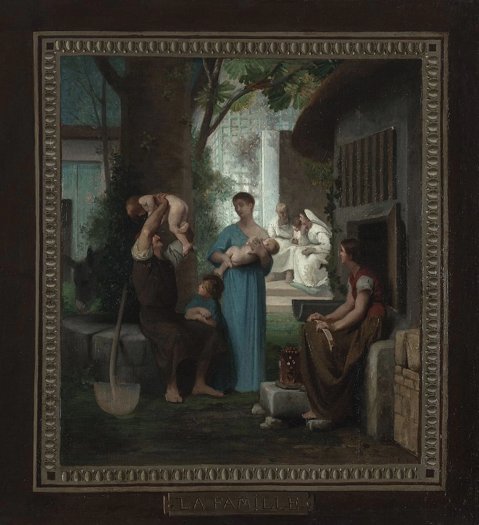 Bozzetto per il municpio di Parigi. Sala dei matrimoni. La famiglia - Musée des Beaux, Arts de la ville de Paris